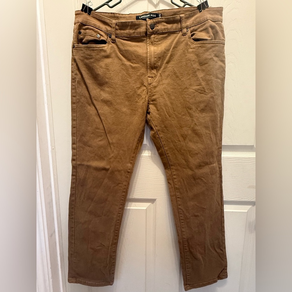 London Fog Men's Tan Chinos